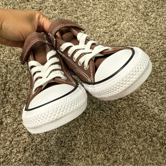Converse Chuck Taylor All Star Malden Street 1V Mid Boy 2.5 Brown Sneakers Shoes - Picture 6 of 11